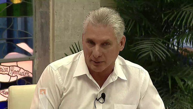 Miguel Díaz-Canel, comparece en la Mesa Redonda para explicar al pueblo sobre las medidas que adopta el país ante los problemas en la disponibilidad de algunos combustibles