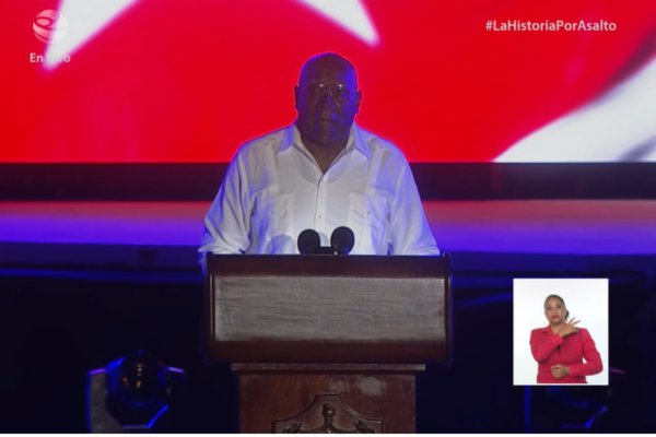 Discurso del Vicepresidente Salvador Valdés Mesa en el Acto Central por el 26 de Julio en Sancti Spíritus