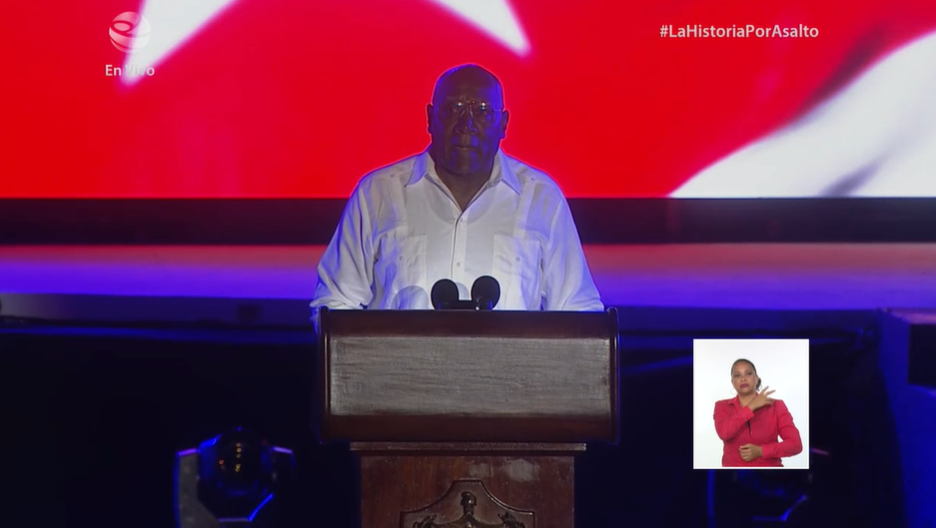 Discurso del Vicepresidente Salvador Valdés Mesa en el Acto Central por el 26 de Julio en Sancti Spíritus