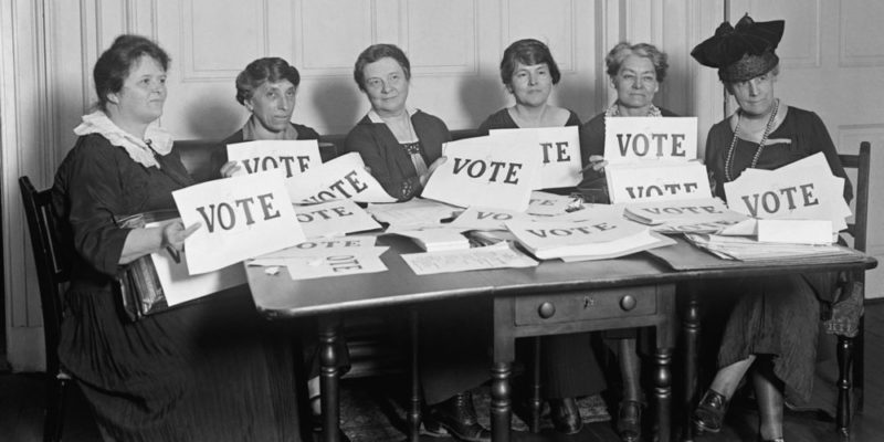 A partir del siglo XX gradualmente en el mundo las mujeres lograron su derecho al voto