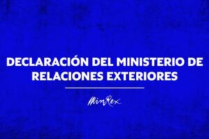 Declaración del Ministerio de Relaciones Exteriores de la República de Cuba