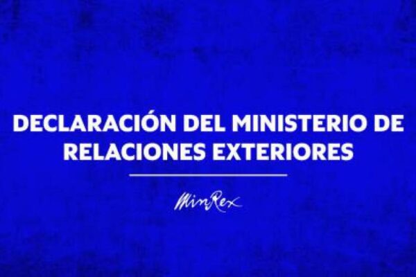 Declaración del Ministerio de Relaciones Exteriores de la República de Cuba