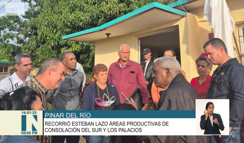 Presidente del parlamento recorre provincia occidental de Cuba
