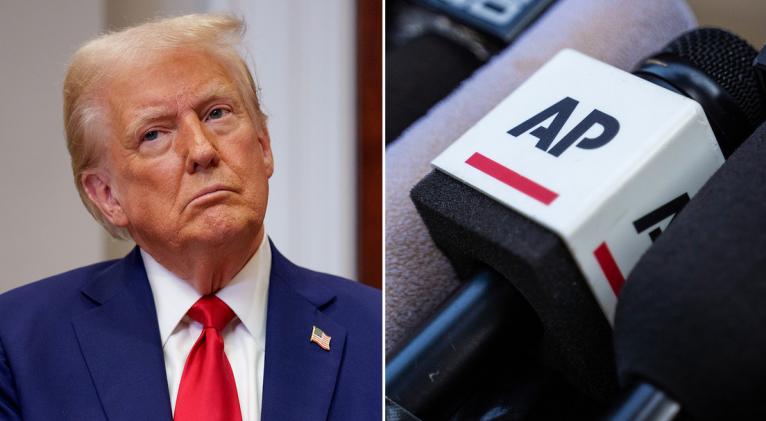 Cómo se desencadenó el escándalo entre Trump y AP