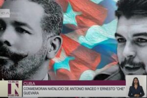 Autoridades en Cuba recuerdan a dos héroes imprescindibles: Maceo y el Che