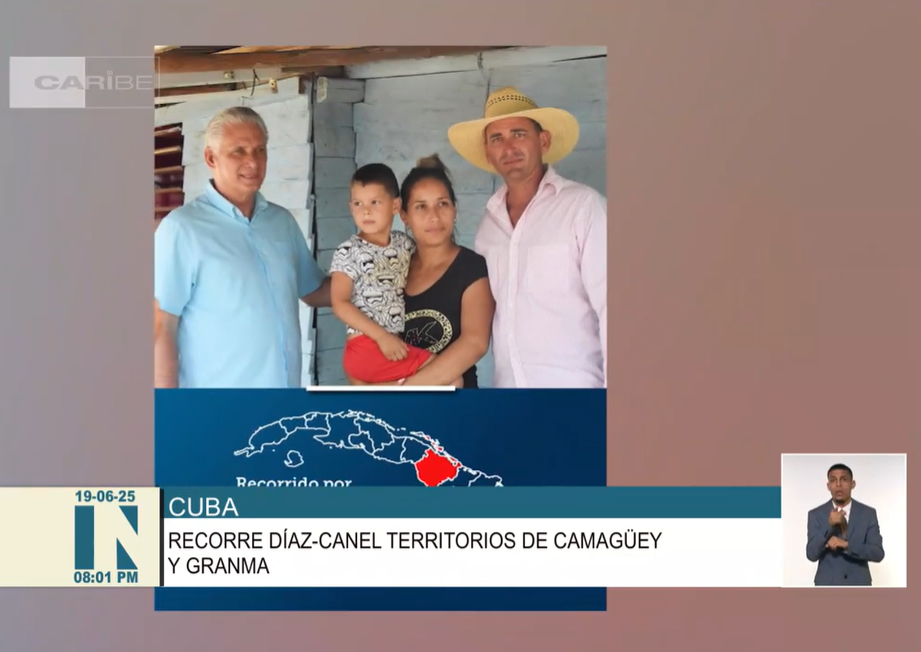 Recorre Díaz-Canel municipios de Camagüey y Granma