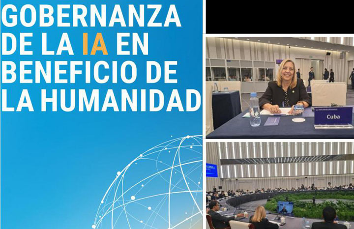 Cuba participa en reunión mundial sobre gobernanza de la I.A