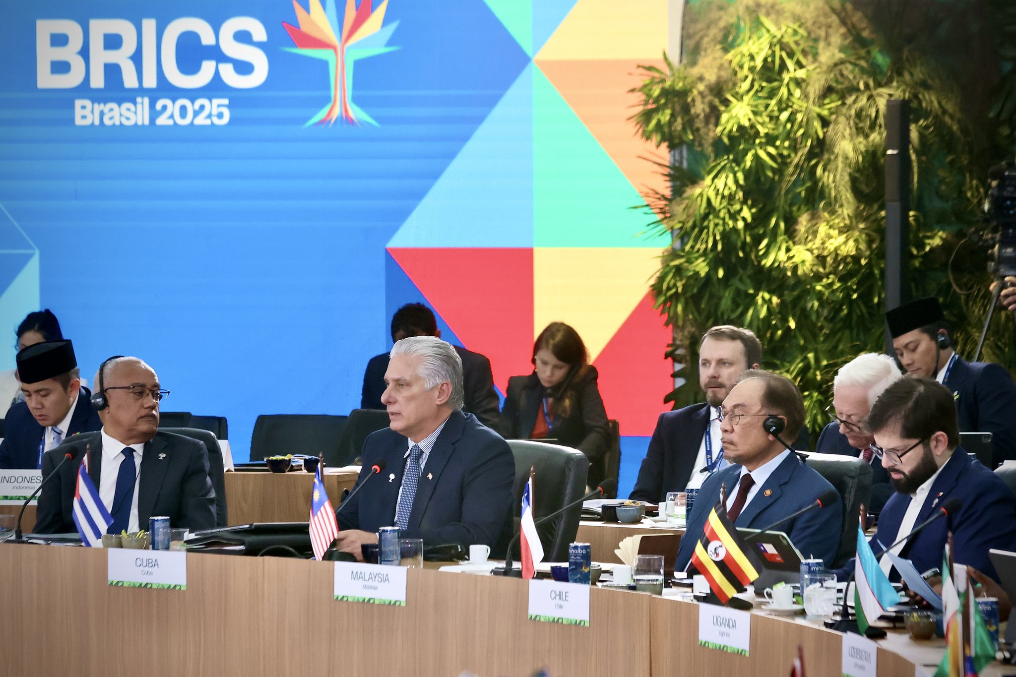 Discurso del presidente de Cuba en XVII Cumbre de los BRICS