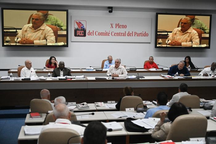 Comenzó el X Pleno del Comité Central del Partido Comunista de Cuba