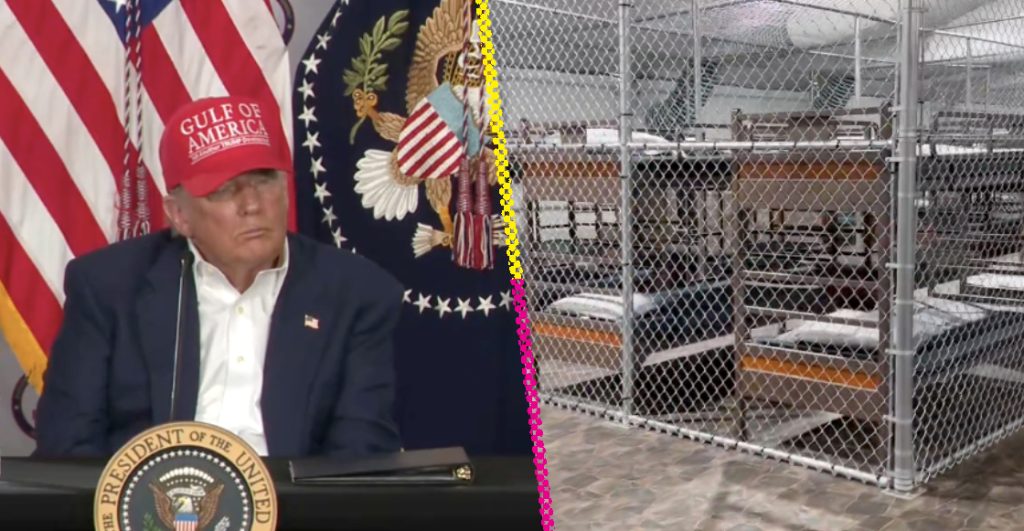 Trump y DeSantis inauguran Alligator Alcatraz