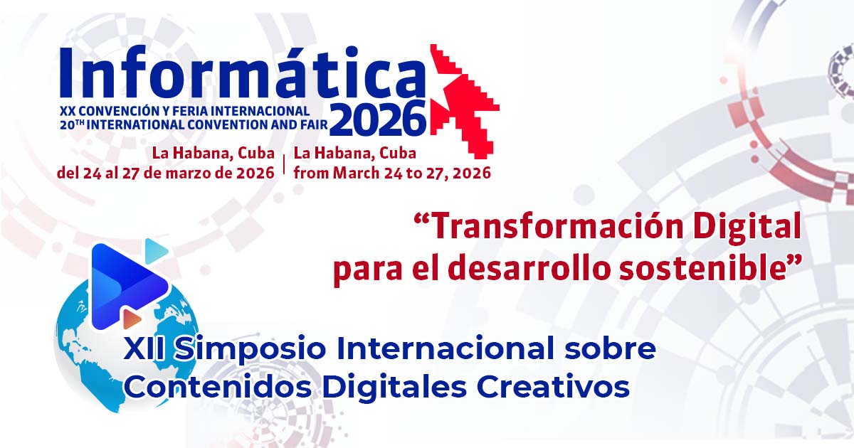 Convocan a Simposio sobre Contenidos Digitales Creativos