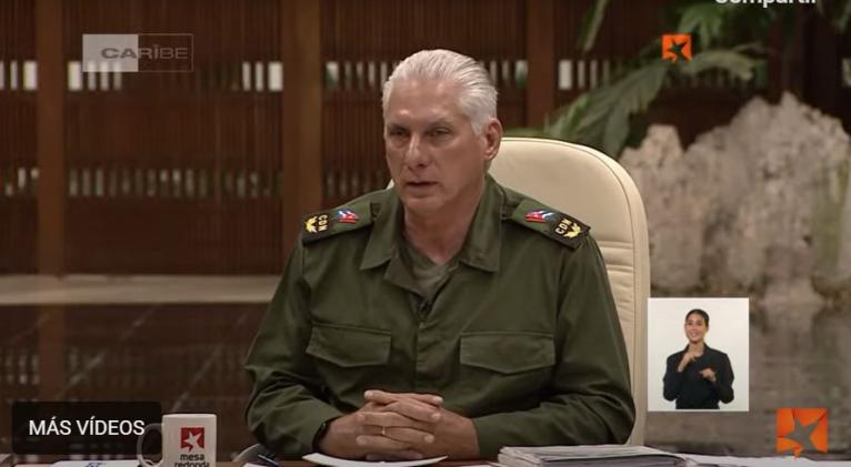 Miguel Díaz-Canel, Primer Secretario del Comité Central del Partido Comunista de Cuba y Presidente del Consejo de Defensa Nacional (CDN)