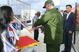 Asiste Díaz-Canel a inauguración de nuevo parque solar