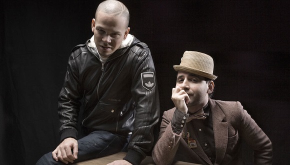 Calle 13: René Pérez Joglar (Residente) y Eduardo José Cabra Martínez (Visitante).