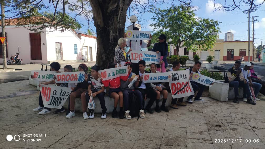 Sector de educación realiza acciones de la lucha contra las drogas en Camagüey