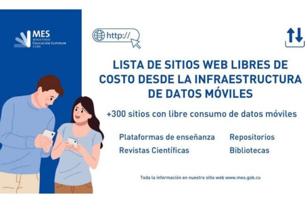 Más de 300 sitios universitarios ya se pueden consultar sin consumir datos móviles en Cuba