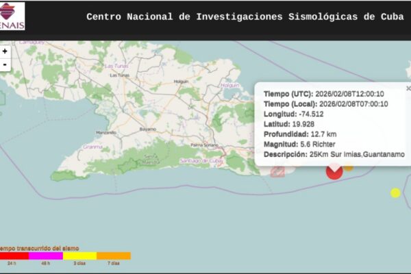 Registran sismo en el extremo suroriental de Cuba