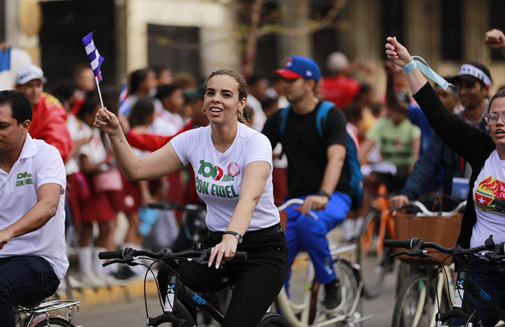 Celebran jóvenes con reafirmación patriótica y antiimperialista