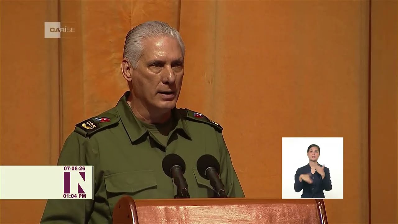 Primer secretario del Comité Central del Partido y presidente de la República, Miguel Díaz-Canel Bermúdez.