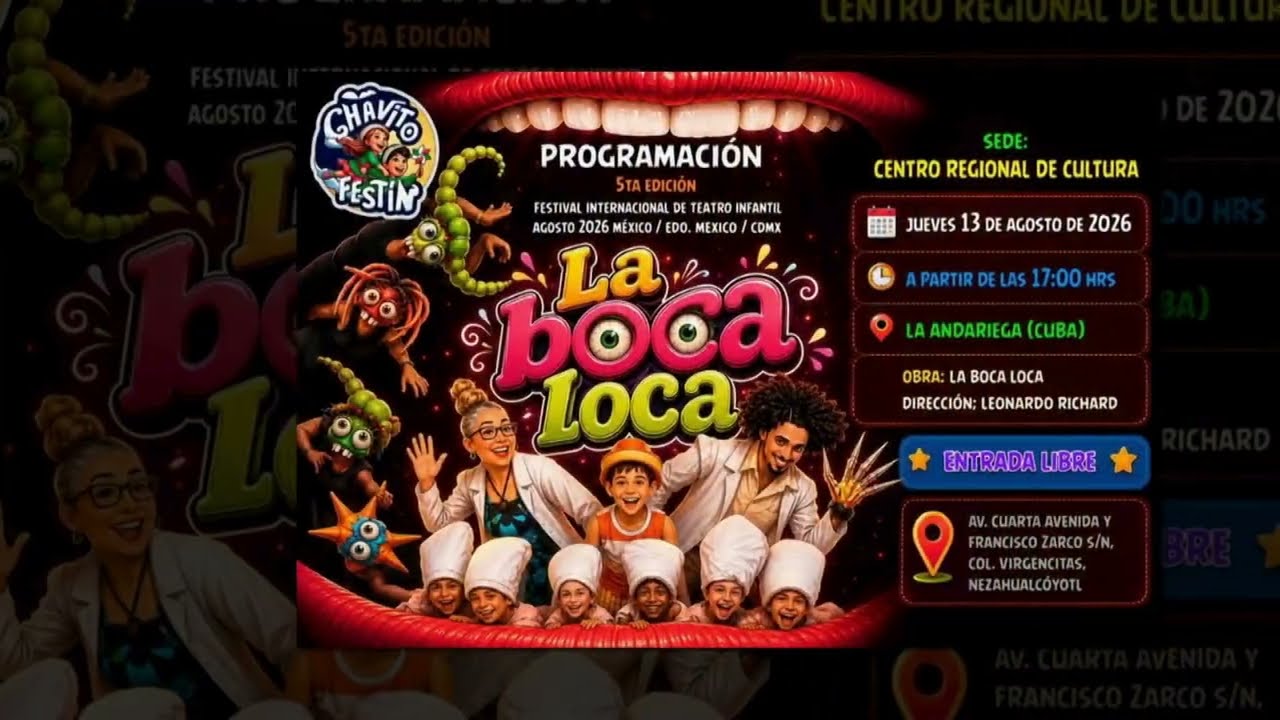 Compañía teatral danzaría La Andariega en Festival Internacional de Teatro Infantil en México