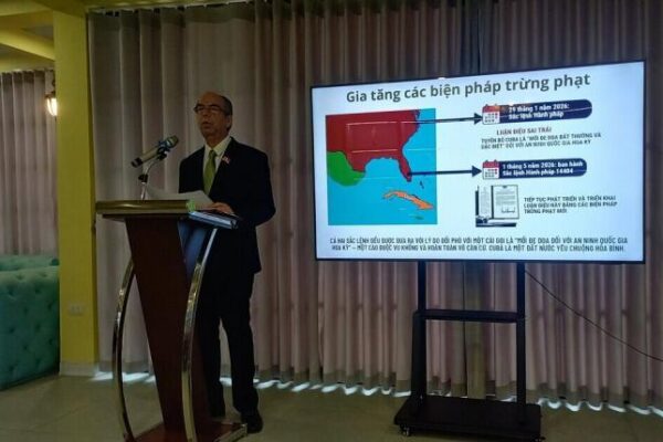 Cuba denuncia en Vietnam agresión multidimensional de EEUU